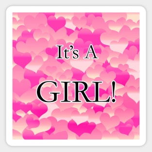 It's A Girl! Sticker